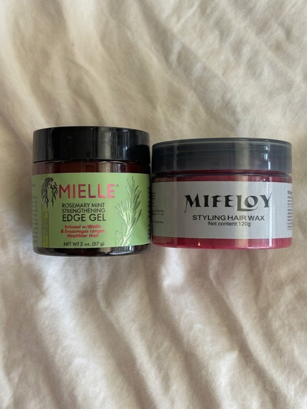 Hair Lot Mielle Edge Gel & Mifeloy Red Color Wax